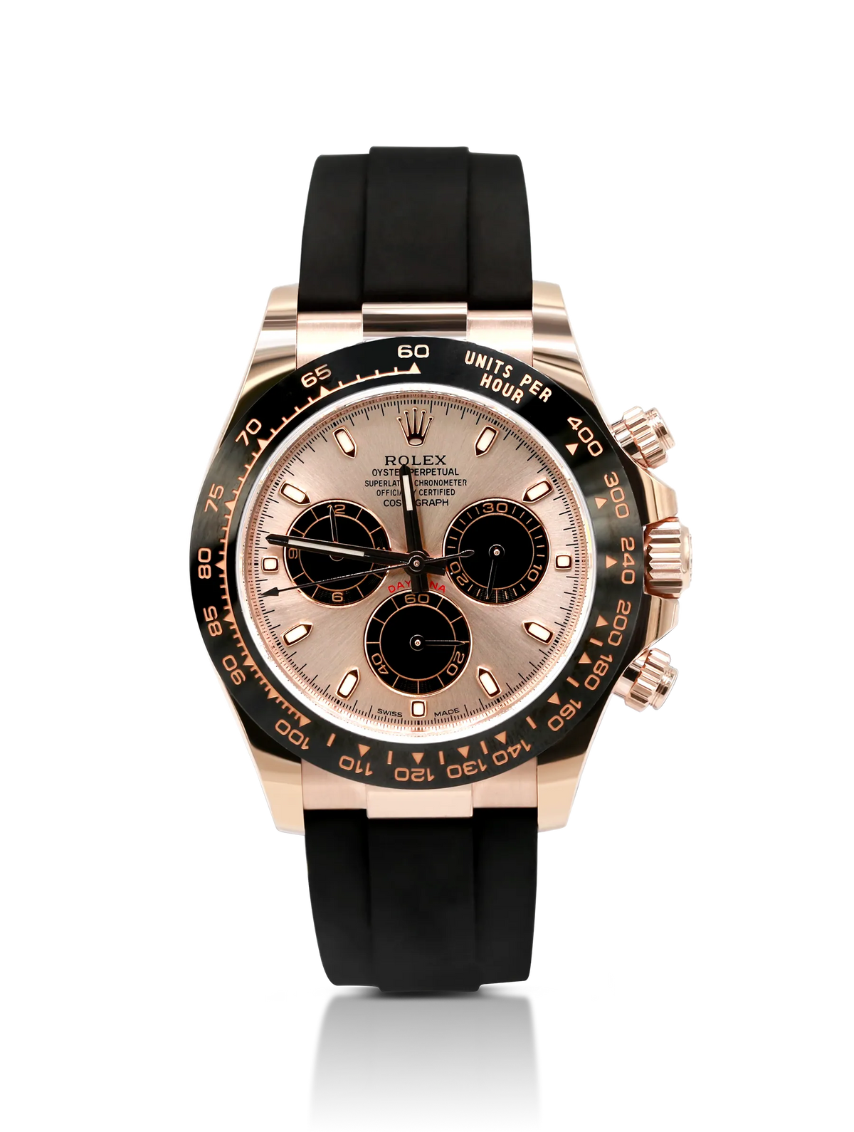 Rolex Cosmograph Daytona Oysterflex Rose Gold Sundust 116515