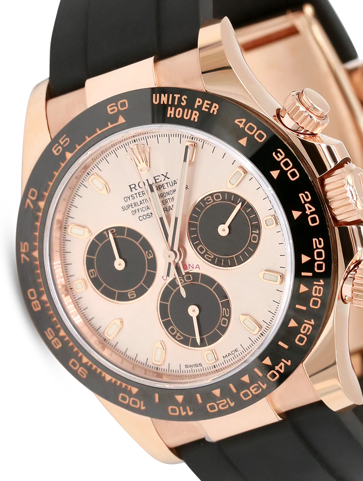 Rolex Cosmograph Daytona Oysterflex Rose Gold Sundust 116515