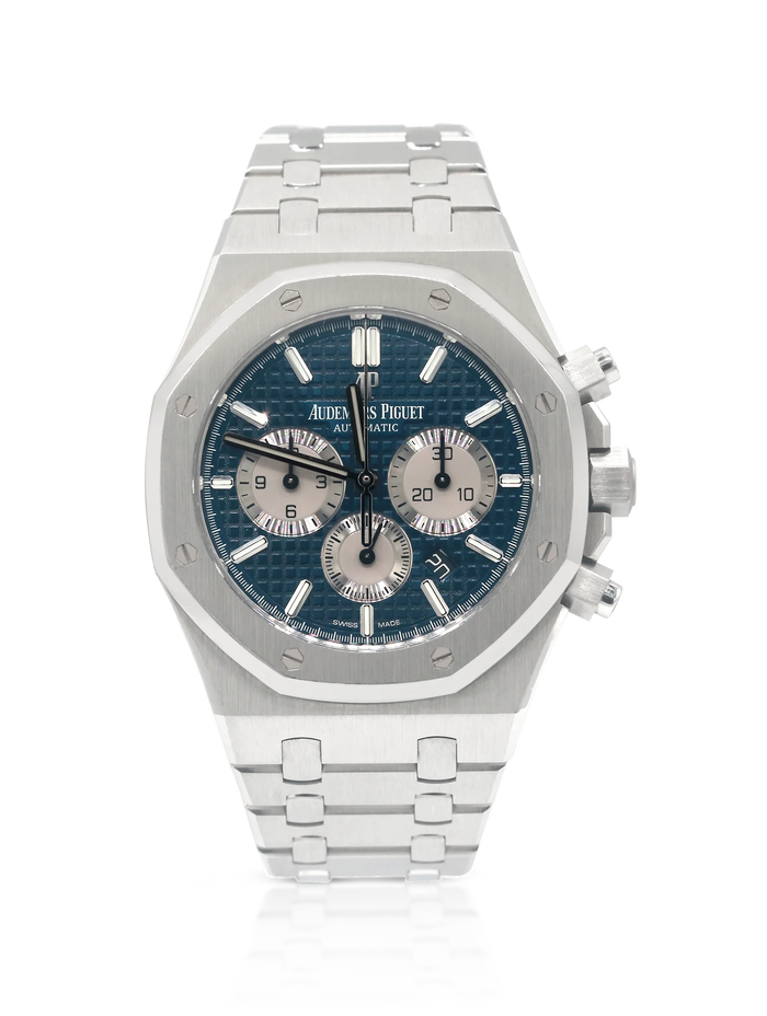 Audemars Piguet Royal Oak Chronograph 41mm Blue Dial Steel - 26331ST