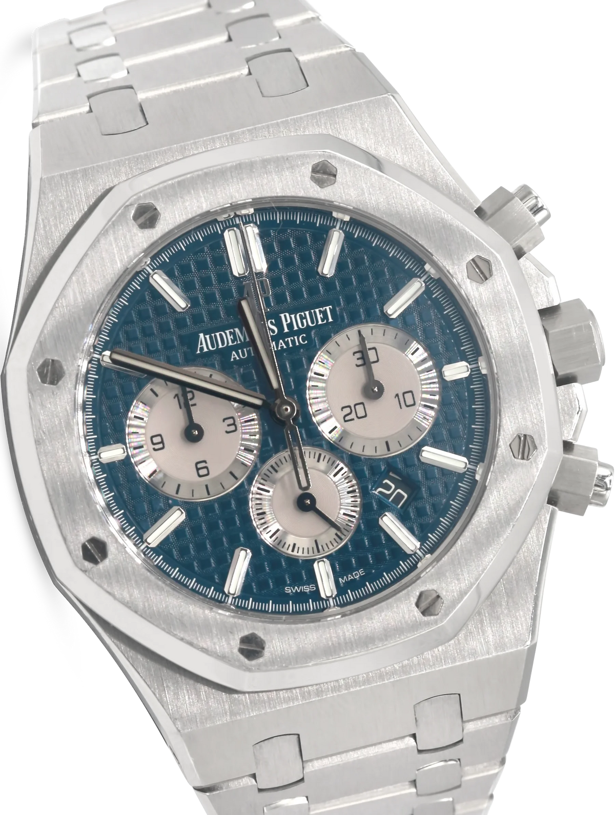 Audemars Piguet Royal Oak Chronograph 41mm Blue Dial Steel - 26331ST