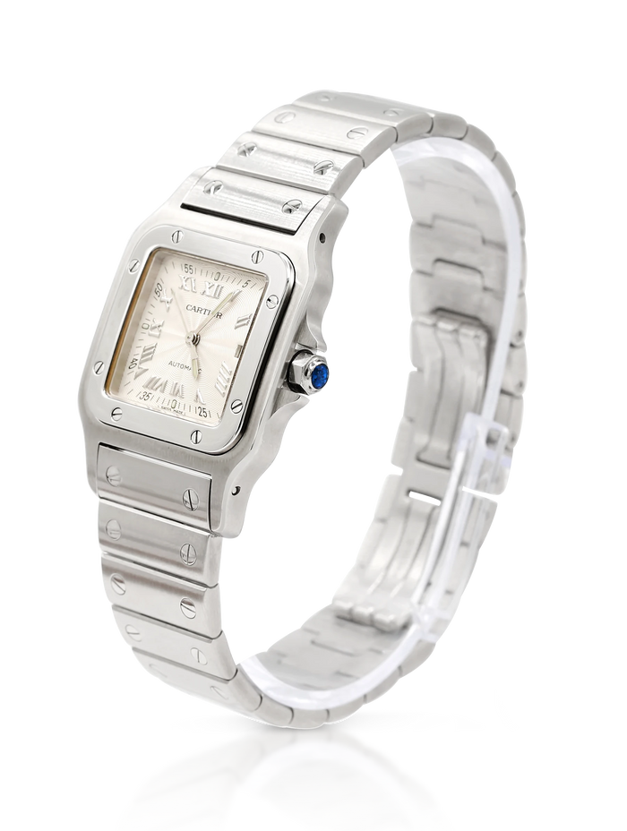 Cartier Stainless Steel Santos Galbee Watch W20011C4