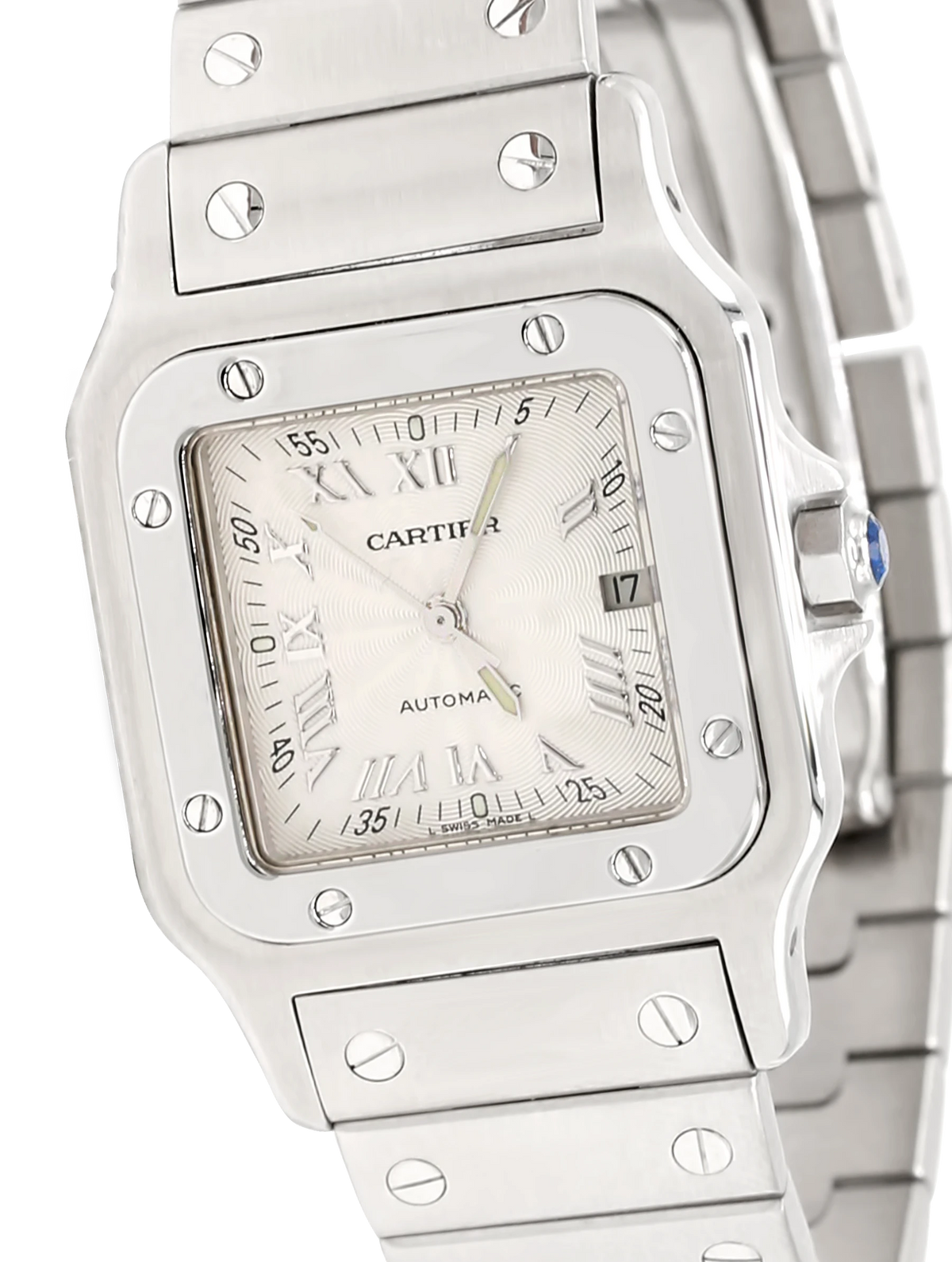 Cartier Stainless Steel Santos Galbee Watch W20011C4