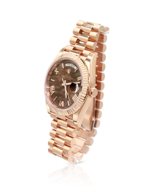 Rolex Day Date 40 President Rose Gold Chocolate Dial - 228235