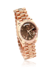 Rolex Day Date 40 President Rose Gold Chocolate Dial - 228235