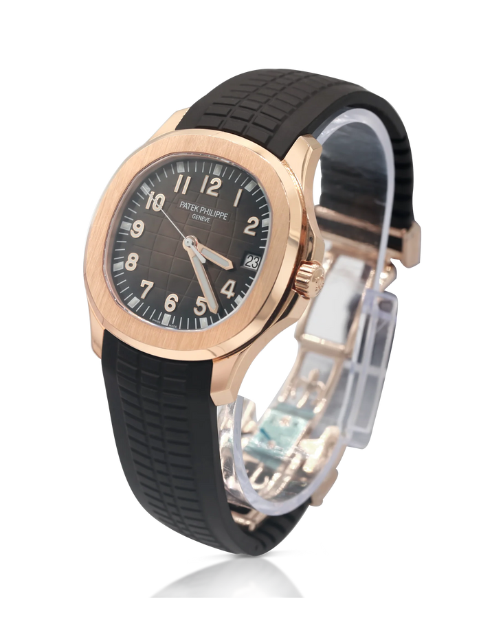 Patek Philippe Aquanaut Rose Gold Brown Dial 5167R