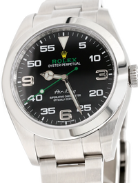 Rolex Oyster Perpetual Air King Green Hand Steel - 116900