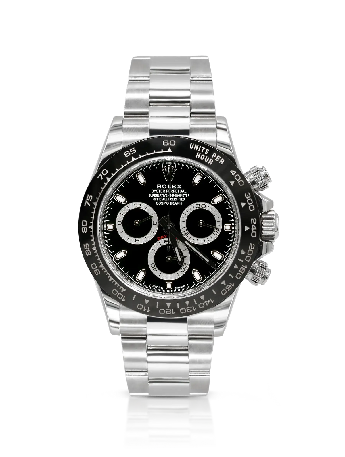 Rolex Daytona Steel Ceramic Bezel Black Dial - 116500LN