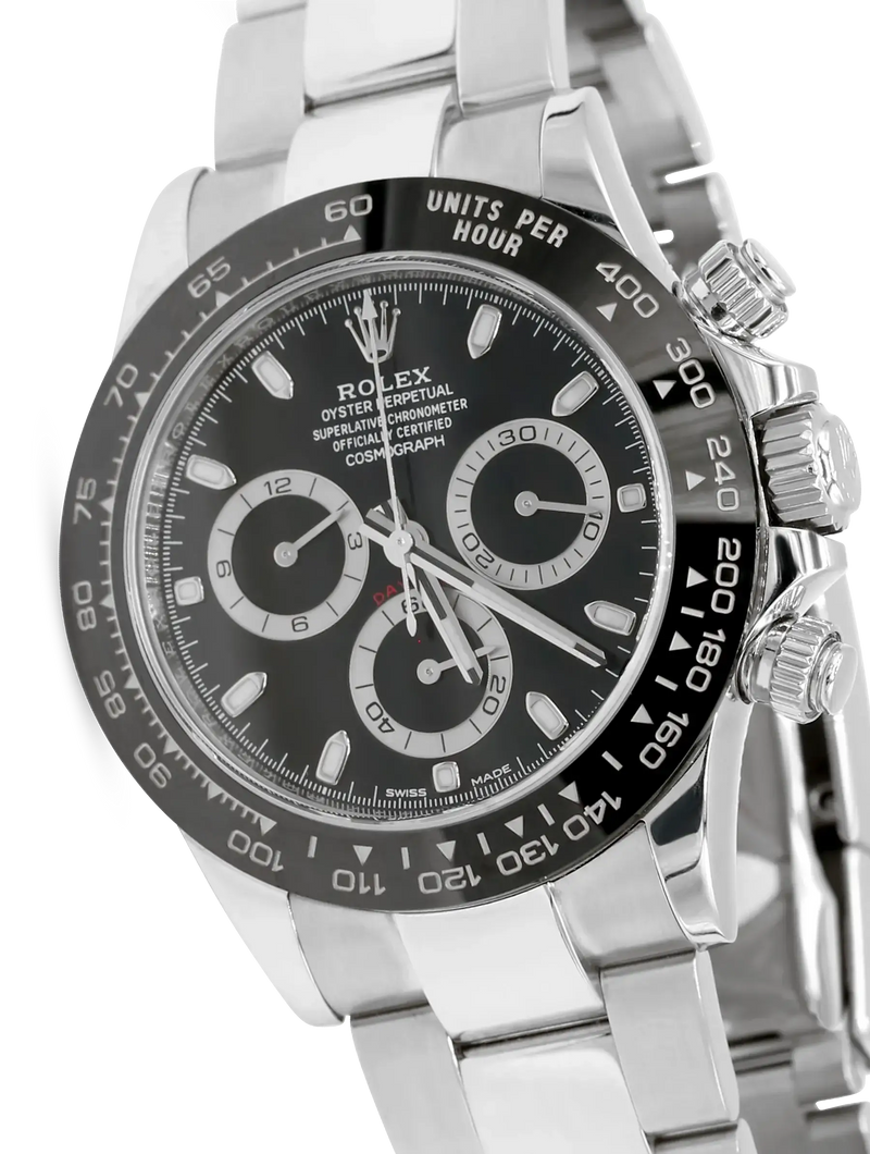 Rolex Daytona Steel Ceramic Bezel Black Dial - 116500LN