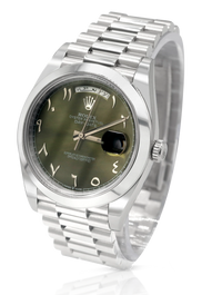 Rolex Day Date 40mm Platinum Arabic Dial - 228206