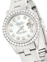 Rolex Datejust 26mm Steel Turquoise Diamond Dial - 16200