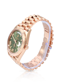 Rolex President Day Date 40 Rose Gold Olive Dial - 228235