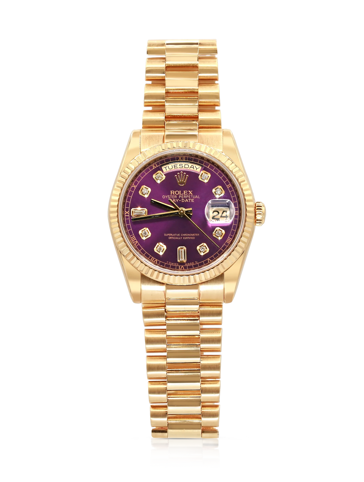 Rolex Day Date 36mm President Yellow Gold - 118238