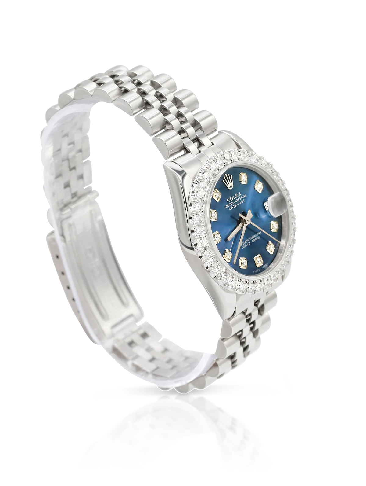 Rolex Datejust 31mm Steel Blue Diamond Dial - 16200