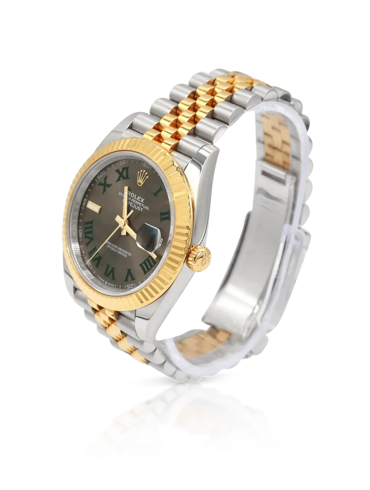 Rolex Datejust 41 Steel Yellow Gold Wimbeldon - 126333