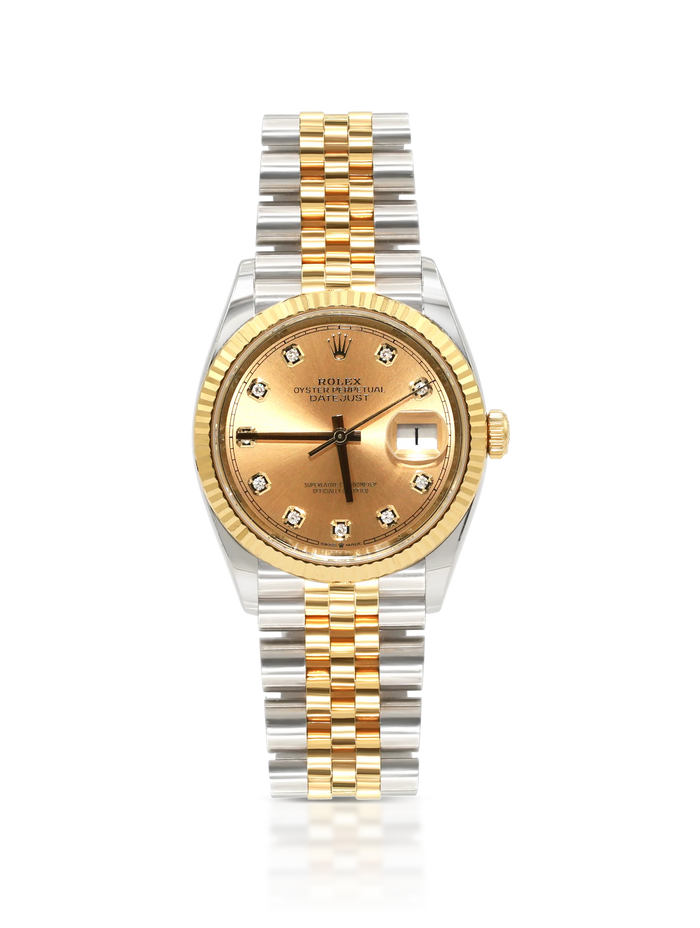 Rolex Datejust 36mm Steel Yellow Gold - 116233