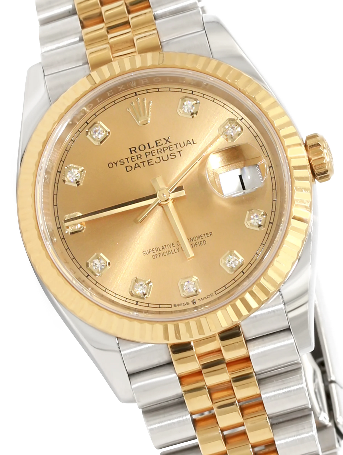 Rolex Datejust 36mm Steel Yellow Gold - 116233