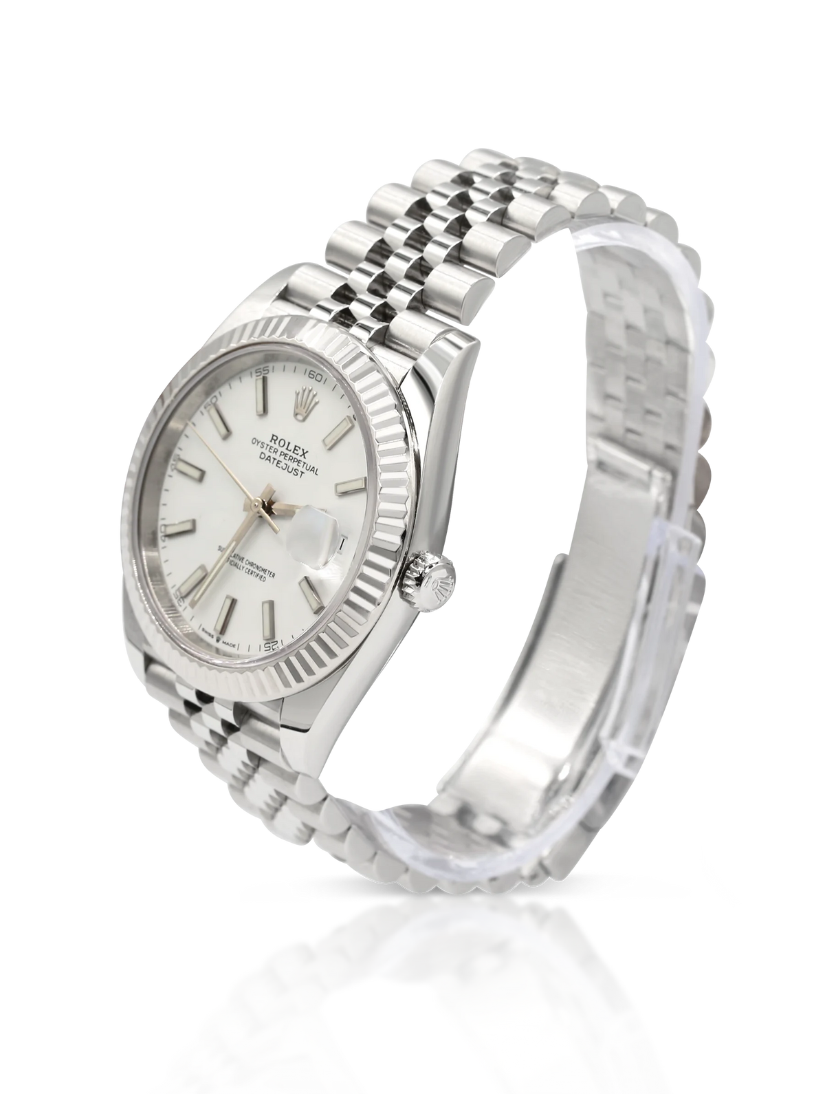 Rolex Datejust 41 Steel White Dial - 126334