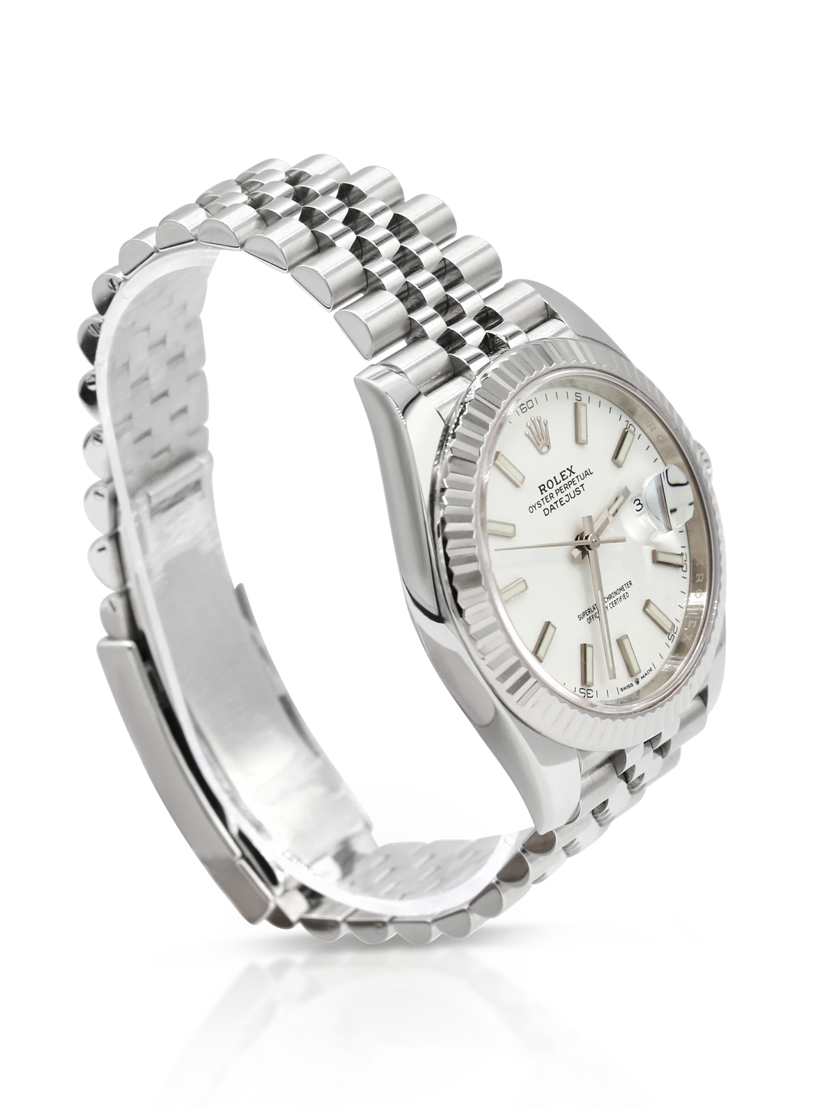 Rolex Datejust 41 Steel White Dial - 126334