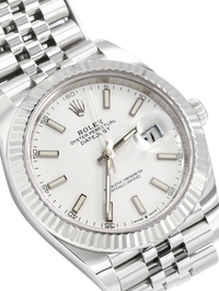 Rolex Datejust 41 Steel White Dial - 126334