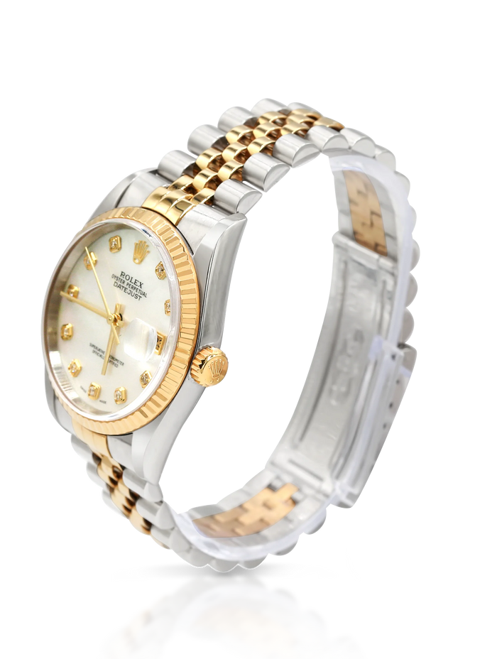 Rolex Datejust 36mm Steel Yellow Gold - 16233