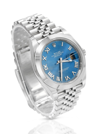 Rolex Datejust 41 mm Blue Roman Dial Steel - 126300