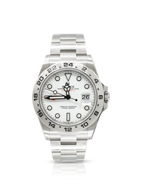 Rolex Explorer II 42mm White Dial Orange Hand Steel - 226570