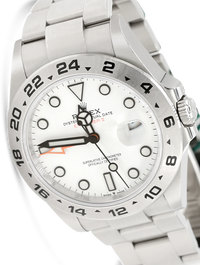 Rolex Explorer II 42mm White Dial Orange Hand Steel - 226570