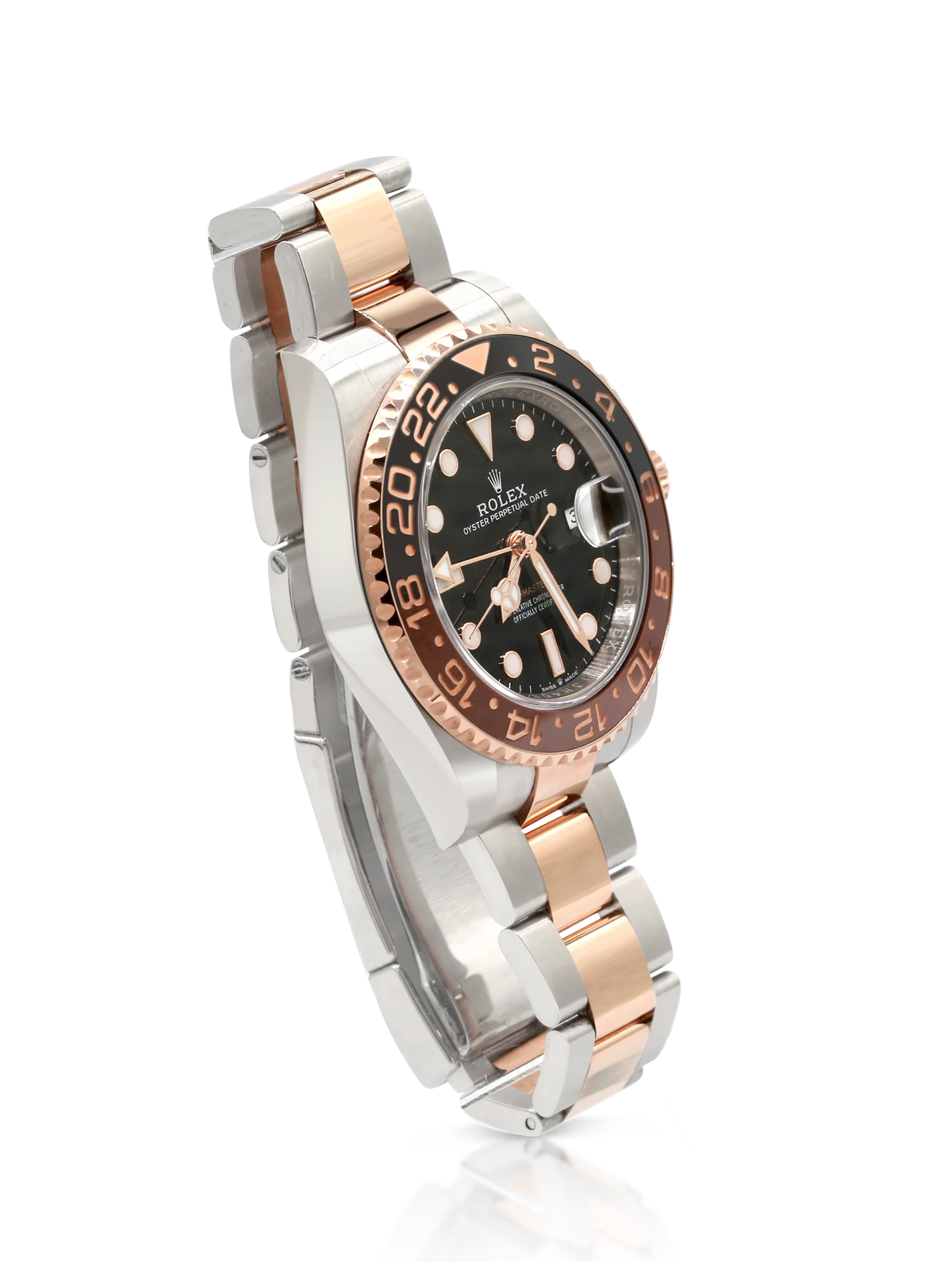 Rolex GMT-MASTER II Root Beer Steel Rose Gold - 126711