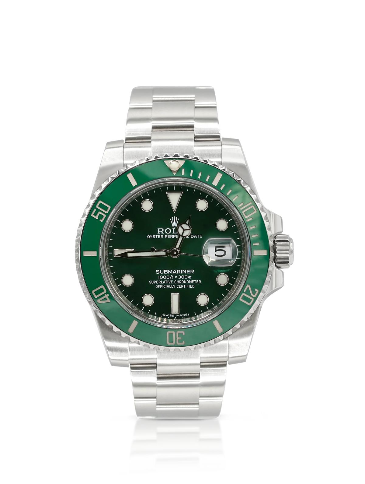 Rolex Submariner Steel Green Bezel “Hulk” - 116610LV