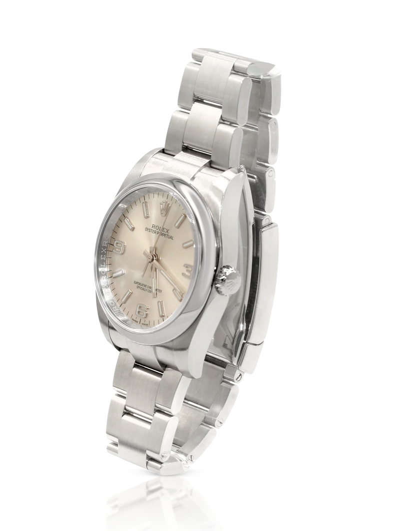 Rolex Oyster Perpetual 36mm Silver Dial Steel - 116000