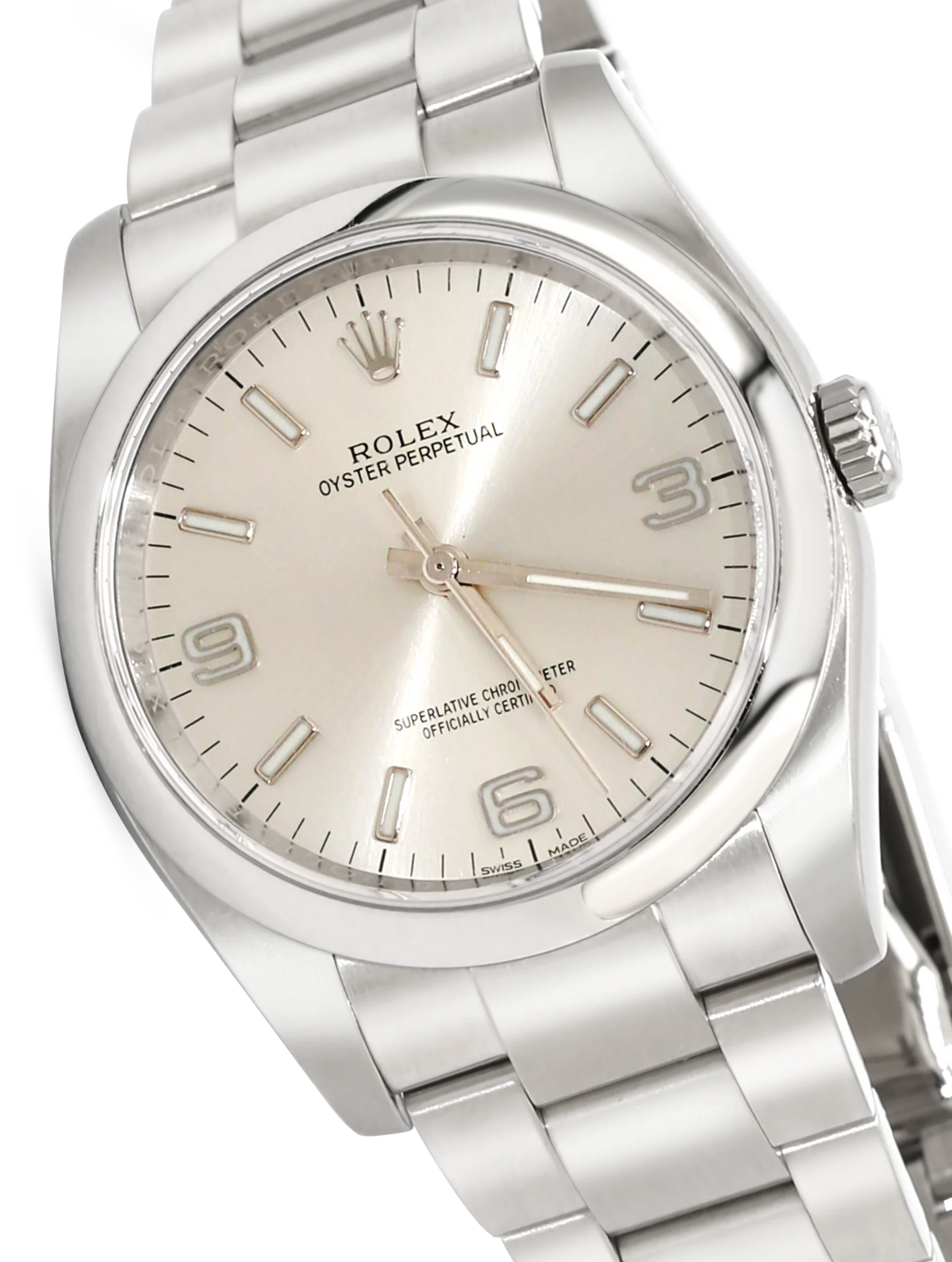 Rolex Oyster Perpetual 36mm Silver Dial Steel - 116000