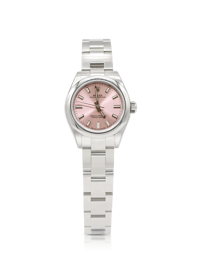 Rolex Oyster Perpetual Pink 28mm Steel - 276200