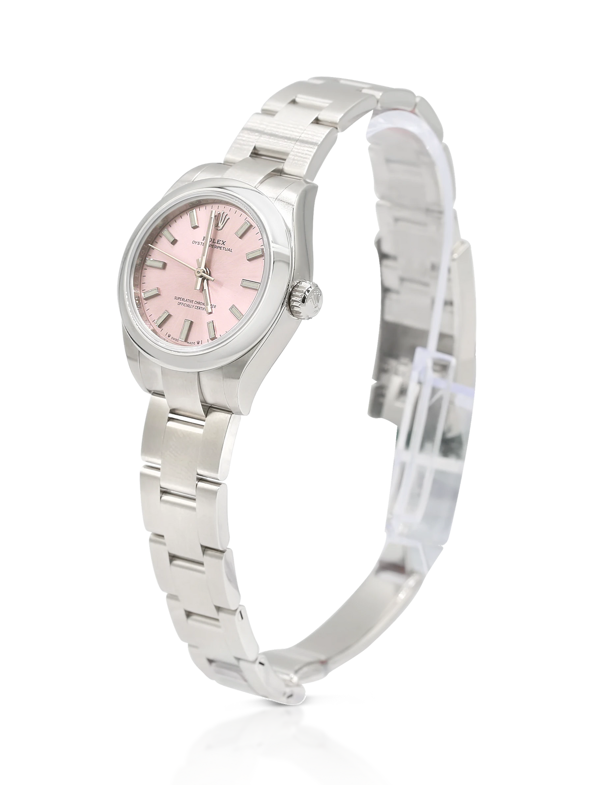 Rolex Oyster Perpetual Pink 28mm Steel - 276200