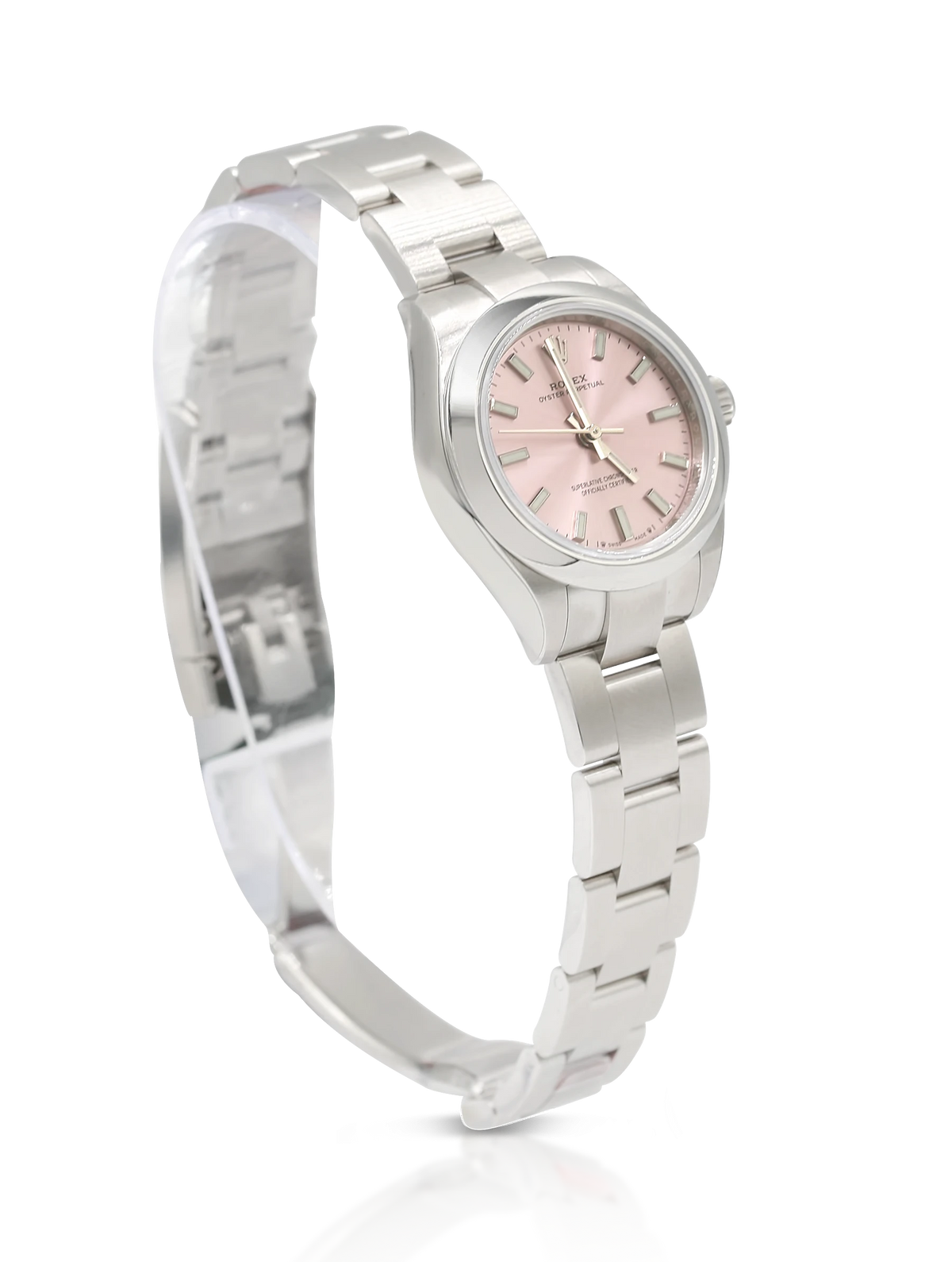 Rolex Oyster Perpetual Pink 28mm Steel - 276200