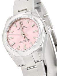 Rolex Oyster Perpetual Pink 28mm Steel - 276200