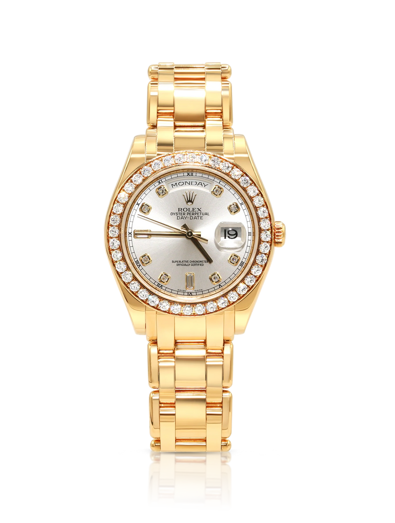 Rolex Day Date Masterpiece Yellow Gold Diamond - 18948