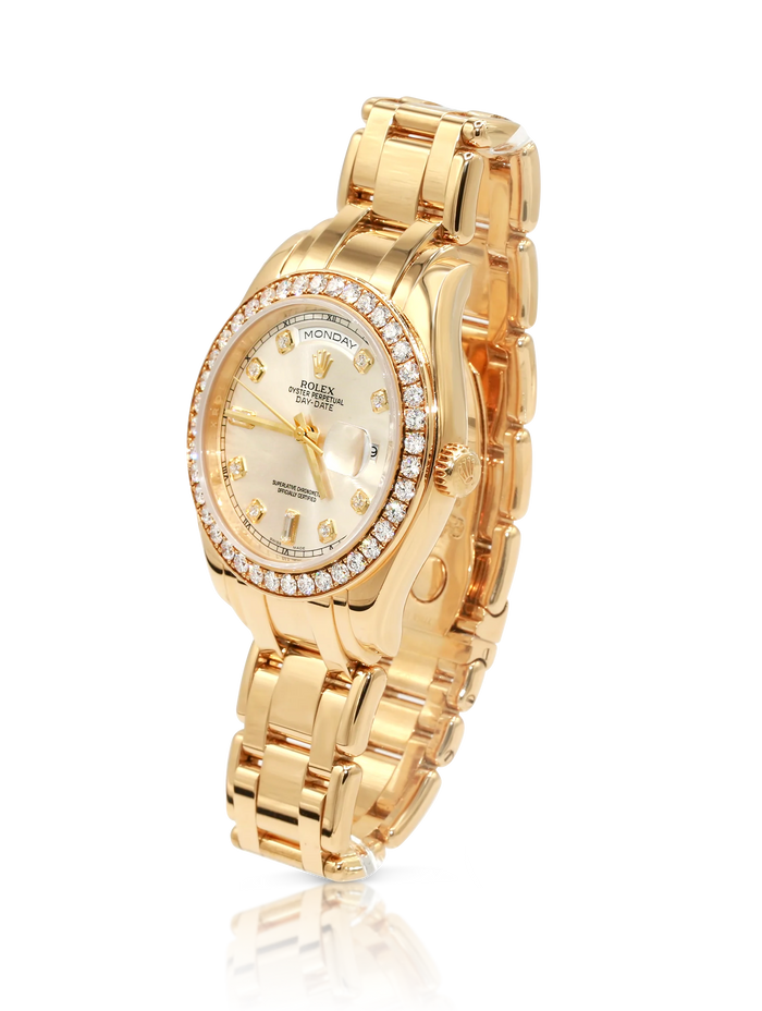 Rolex Day Date Masterpiece Yellow Gold Diamond - 18948