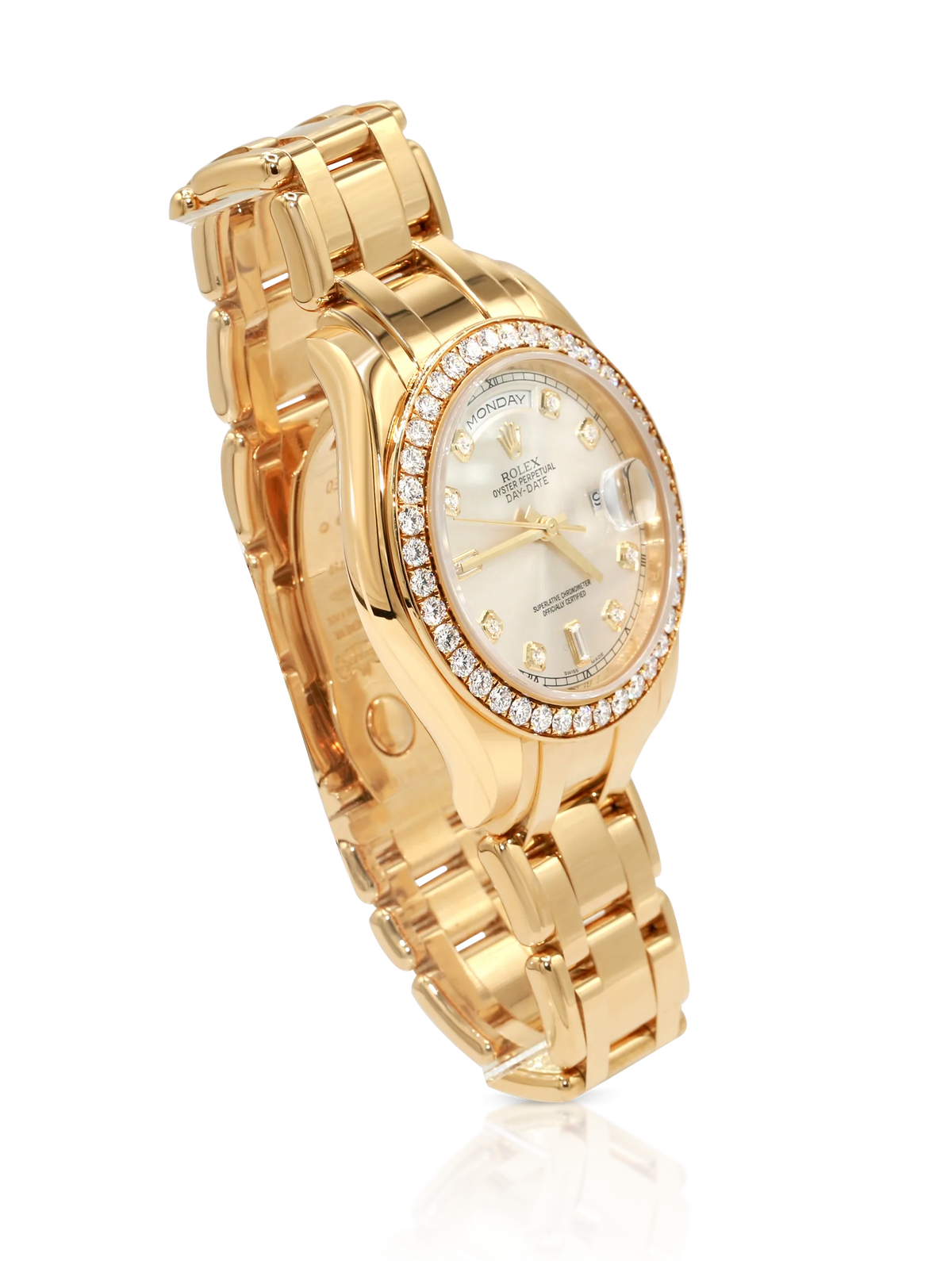 Rolex Day Date Masterpiece Yellow Gold Diamond - 18948