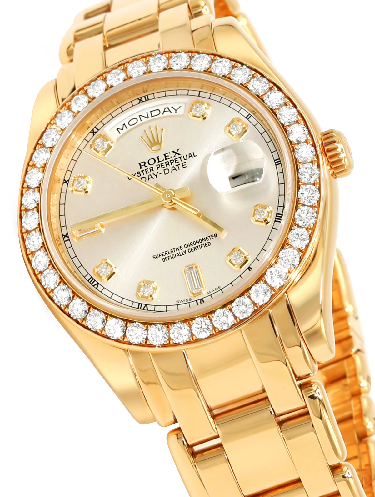 Rolex Day Date Masterpiece Yellow Gold Diamond - 18948