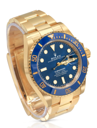 Rolex Submariner Yellow Gold Blue Dial - 126618LB