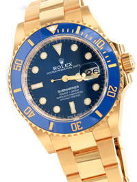 Rolex Submariner Yellow Gold Blue Dial - 126618LB