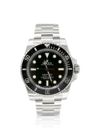 Rolex Submariner Black Dial Ceramic Bezel Steel - 114060