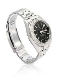 Rolex Sky-Dweller 42mm Steel White Gold Black Dial - 326934