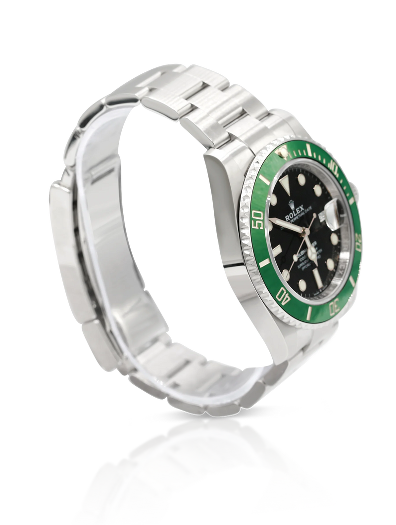 Rolex Submariner Starbucks Green Ceramic Bezel Steel Unworn - 126610LV