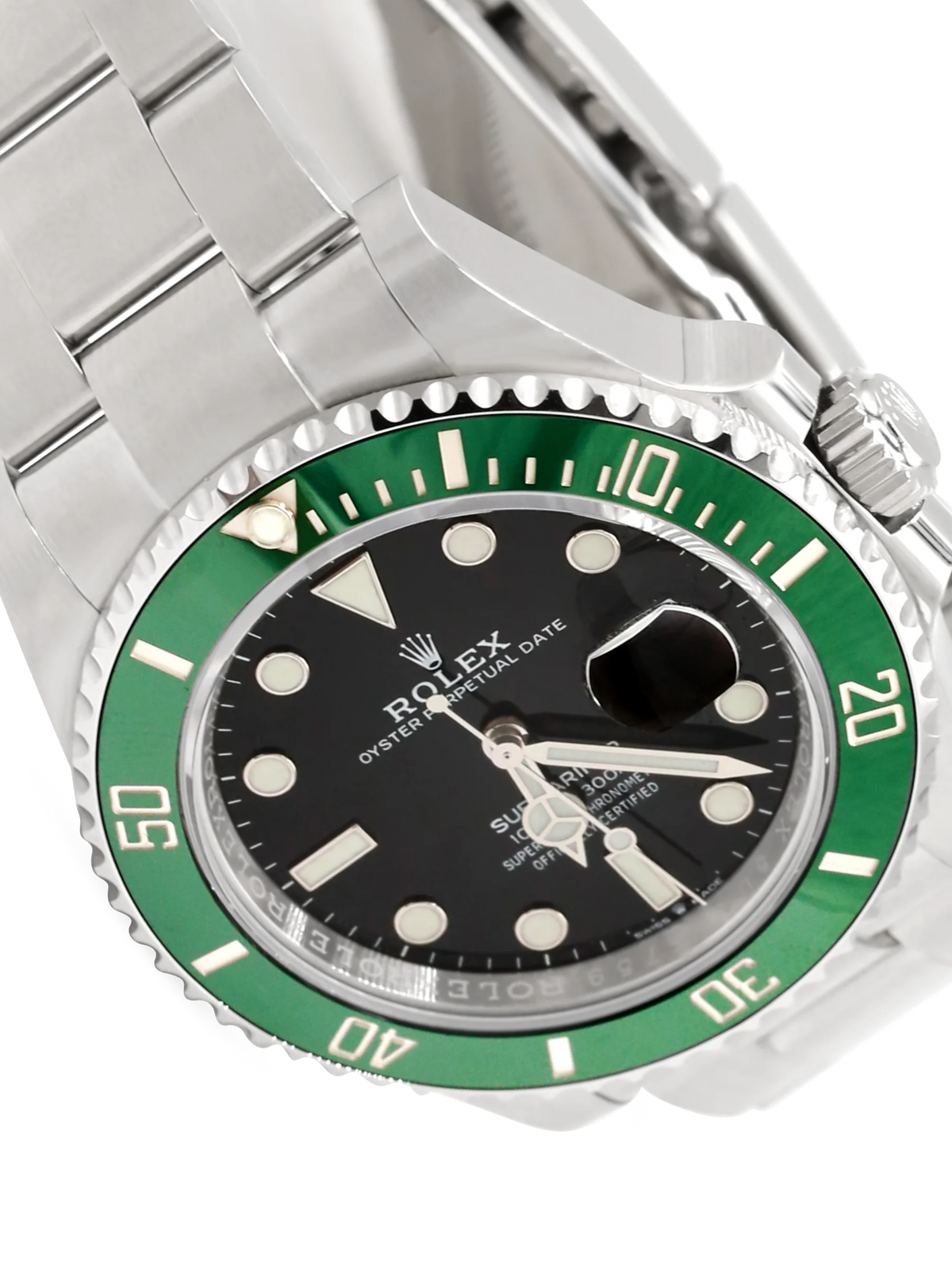 Rolex Submariner Starbucks Green Ceramic Bezel Steel Unworn - 126610LV