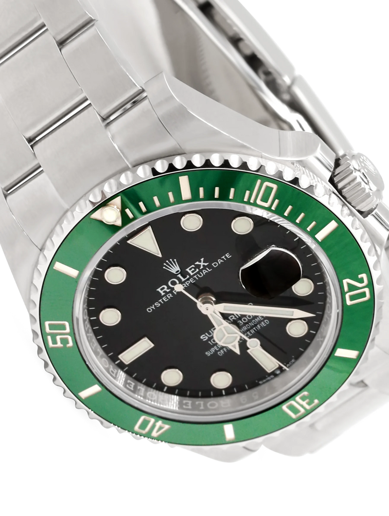 Rolex Submariner Starbucks Green Ceramic Bezel Steel Unworn - 126610LV