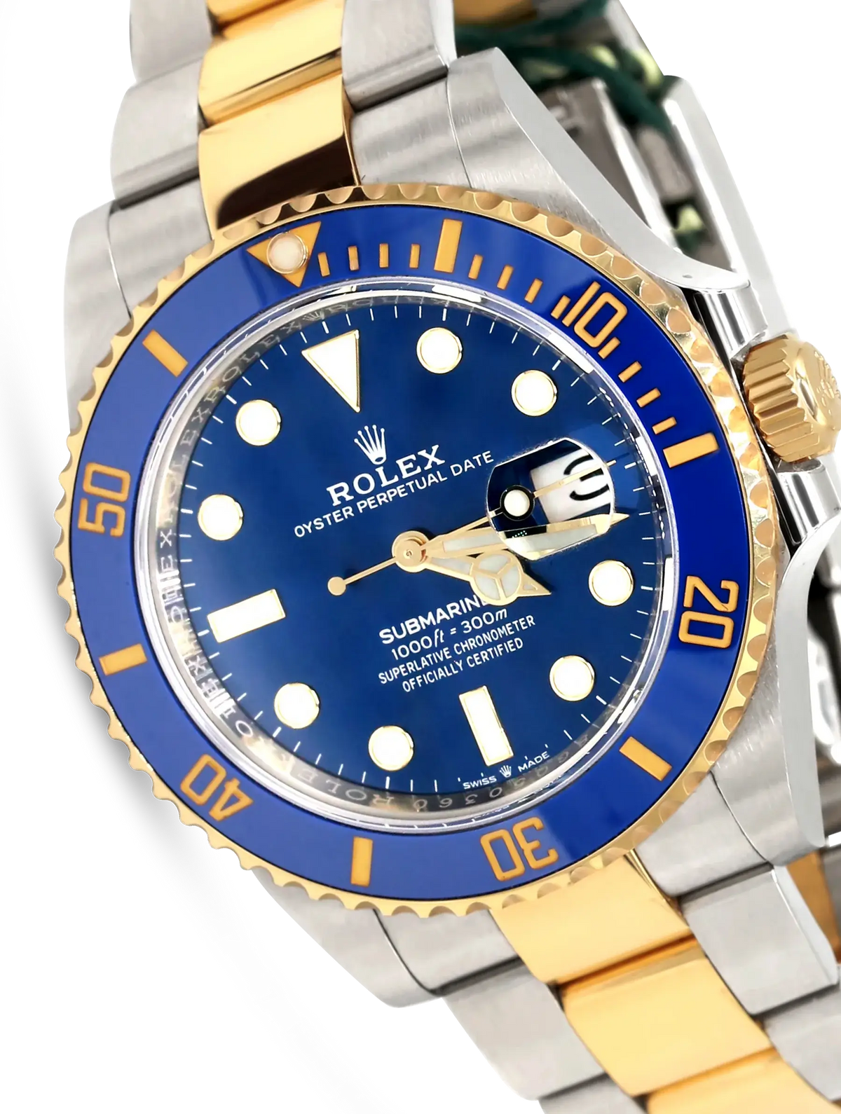 Rolex Submariner 41 Steel Yellow Gold Blue Dial Unworn - 126613