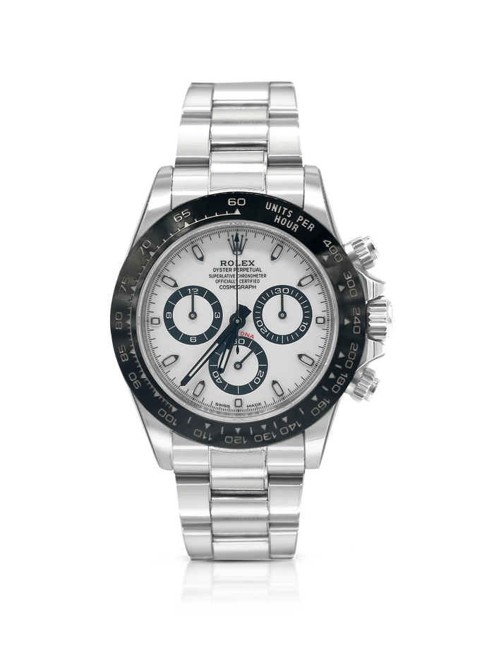 Rolex Daytona Steel Ceramic Bezel White “Panda” Dial - 116500LN