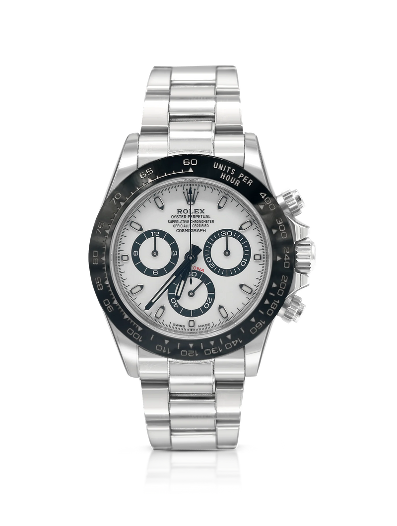 Rolex Daytona Steel Ceramic Bezel White “Panda” Dial - 116500LN