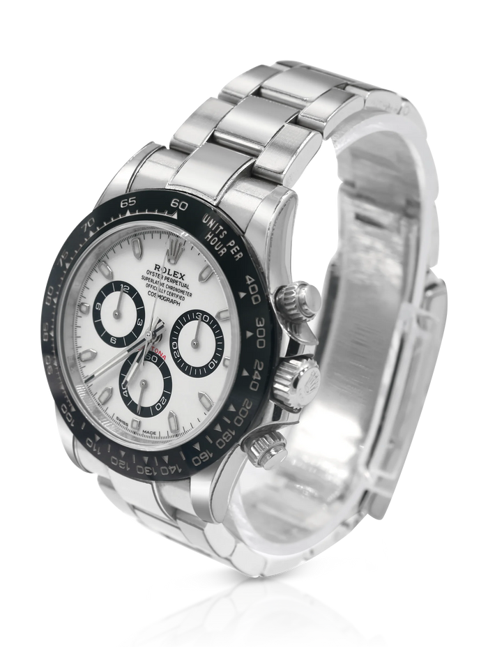 Rolex Daytona Steel Ceramic Bezel White “Panda” Dial - 116500LN